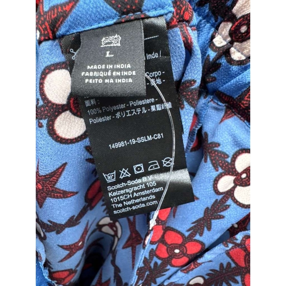 Scotch & Soda Maison Scotch The Poolside Printed Drawstring Shorts Womens Size L - Picture 6 of 13
